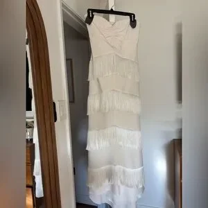 chinese dress ladies RENT House of Harlow X Revolve Hera Fringe Maxi Dress – The BridalMaid  Boutique main image 0